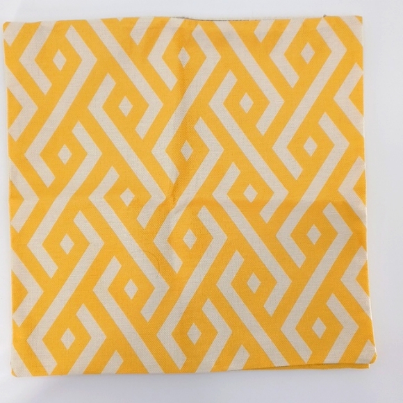 Decorative Throw Pillow Covers Yellow|Grey - Picture 6 of 9